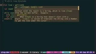 Vimscript Tutorial: While Loop