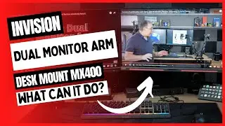 Invision Dual Monitor Arm Desk Mount MX400 What can It do