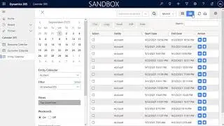 Entity Calendar in Dynamics 365 Calendar Plugin