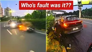 Fatal Motorcycle Crash In Gurugram, bikers fault or the driver ? bike accident.