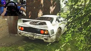 Rebuilding A Ferrari F40 - Forza Horizon 4 (Logitech Steering Wheel Gamepaly)