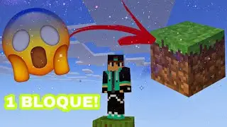 One Block || CRECEMOS nuestra pequeña islita ^^ ⛏👽