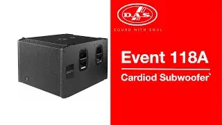 Bajo DAS Event 118a | Bajo Con poder incluido | Con modo Cardioid