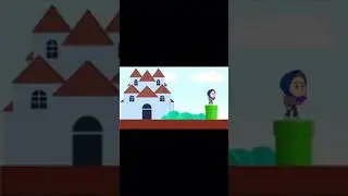 Animasi mario bros versi dina yulia channel #shorts #animasiindonesia