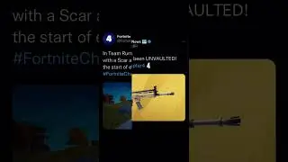 Fortnite Scar UNVAULTED |  😱😱😱 | #shorts #fortnite #fortnitechapter4