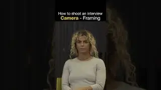 How to shoot an interview - Camera: Framing #shorts