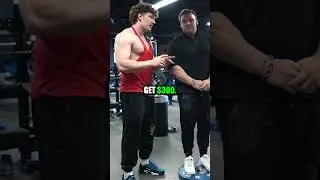 Challenging the World's Strongest Man's Son #benchpresss #bodybuilding #motivation