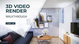 3D Video Render Walkthrough Example.