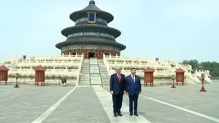 President Trump Visits the Temple of Heaven with the President of the People's Republic of China