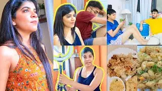 Haste haste kat Jaye raste !White चीज़ Pasta & Biryani| my jugadu filming setup| scrubrubchallenge