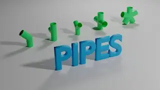 Blender absolute beginner tutorial Pipes