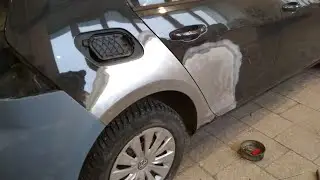 Golf 7. Тайвань бампер, ремонт крыла и двери .