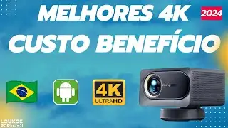 3 Projetores 4K NATIVO Que Vão TE SURPREENDER com Seu Custo Benefício 2024