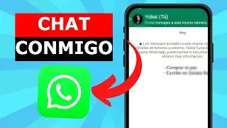 Como HACER un CHAT CONMIGO MISMO en WHATSAPP 😱