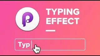How to make typing animation in Principle