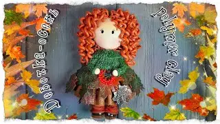 Polymer Clay Girl / How to Make a Doll on a Cup