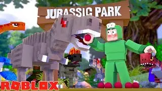 ROBLOX - THE JURASSIC WORLD TYCOON - MY OWN PARK!