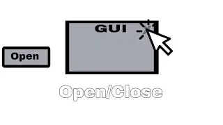 How to make Open/Close GUI in Roblox!