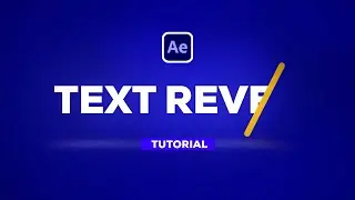 TEXT REVEAL AFTER EFFECTS TUTORIAL (FOR BEGINNERS)
