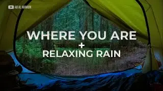 Where You Are + Relaxing Rain | One Hour of Relaxing Background Nasheed