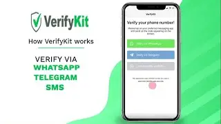 How VerifyKit works with Whatsapp, Telegram and SMS for User Verifications