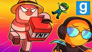 The Piggy Power is REAL! - Gmod Deathrun Funny Moments (Minecraft Edition)