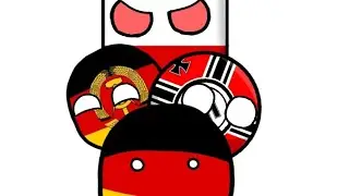 таймлапс формирование великой  Германии в countryballs at war.