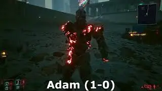 Adam Smasher vs Johnny Silverhand, Max Tac Soldier, Officer Vasquez | cyberpunk 2077 npc war 1
