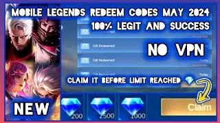 Mobile Legends Redeem Codes May 19, 2024 - ML Redeem Codes Today! MLBB exorcist Event 2024 💎💎💎