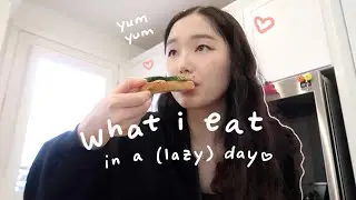 what i eat in a day when i feel lazy (simple, korean-inspired, some asmr)