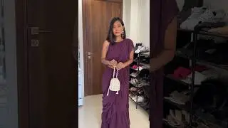 Indya Ready To Wear Saree | pre stitched saree #saree #indyahaul  @indya4818  ​