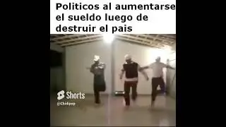 Politicos al aumentarse el sueldo luego de destruir el pais