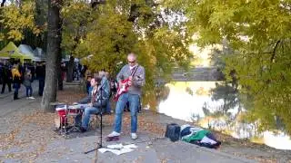 Запорожье Дубовка осень 2014г Музыканты VID 20141011 171526