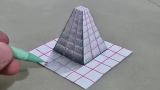 3d drawing on paper for beginner