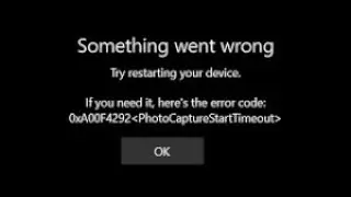 How To FIX Camera Not Working (error 0xA00F4292, 0xA00F4244, and 0xC00DABE0) on Windows 10