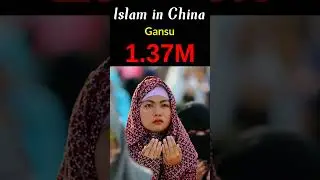 Muslim States Population in China 🇨🇳 #shorts #islam