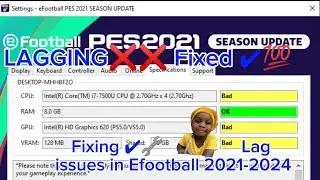 At long last | my Low spec Pc can play efootball 2021- 2024