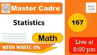 Math Master Cadre | Chapter - 25 | Statistics | Full Syllabus 