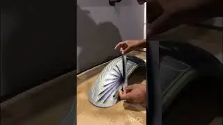 #airbrush #metalflake #custompaint