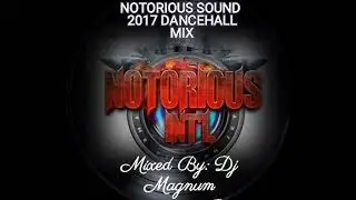 NOTORIOUS SOUND 2017 DANCEHALL MIX BY DJ MAGNUM🇬🇾
