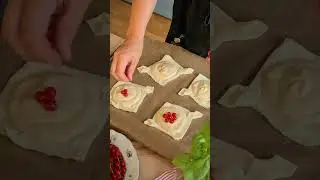 слойка с творогом! #слойкатворогом