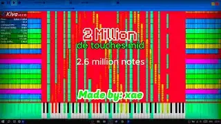 [Arts MIDI] 2 million de touches.mid / 2.6 million notes / Made by: @xaemusic