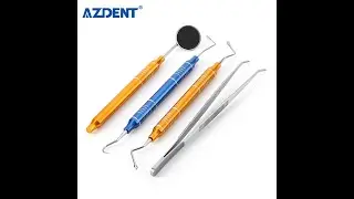 Dental Tools Kit Teeth Scraper Mouth Mirror Tweezer Probe Tooth Care Instrument