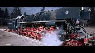 3D scan of Albatros steam engine | Unreal Engine scene