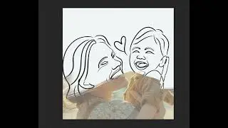 Custom line art from photo