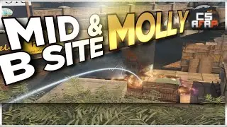 CS2 OVERPASS META mid molly, crossfire set-ups and B support nades | CS2 afap