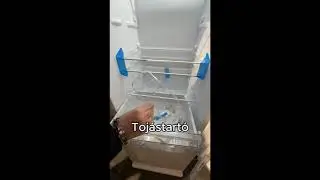 Fehér, szabadonálló 180 cm-es alulfagyasztós hűtőszekrény! 