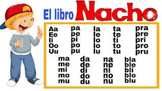 El libro Nacho para aprender a leer fácil y rápido. 🅰️📖📕🅱️