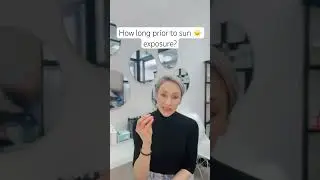 How long prior to sun exposure must you apply your sunscreen? #skinfundi #sunscreentips