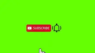 Subcribe button green screen